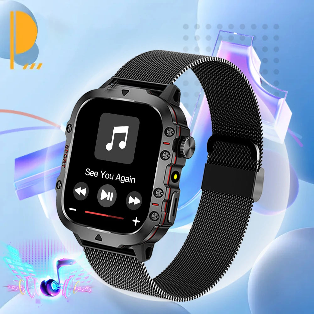 2025 Men Smartwatch Outdoor Sport Exploration Flashlight Counter Bluetooth Call Women Smart Watch Holiday Gift for Android Ios